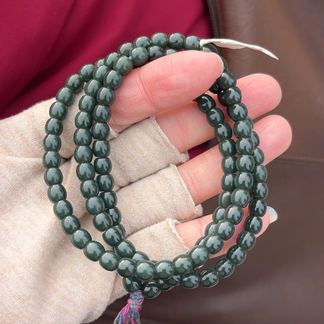 和田玉（青玉）未镶嵌手链