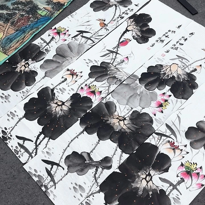 国画无毛或被短硬的柔