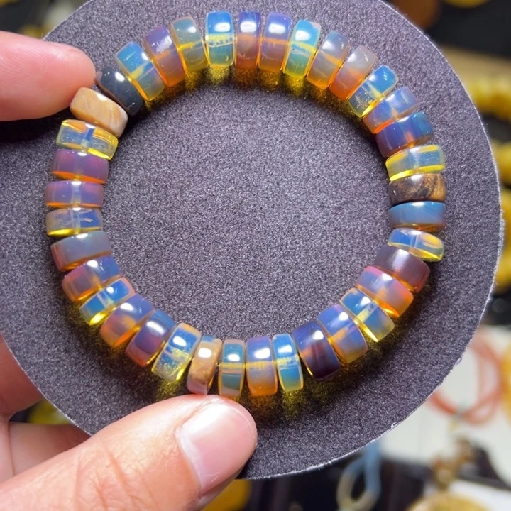 琥珀颈饰未镶嵌琥珀手串10mm