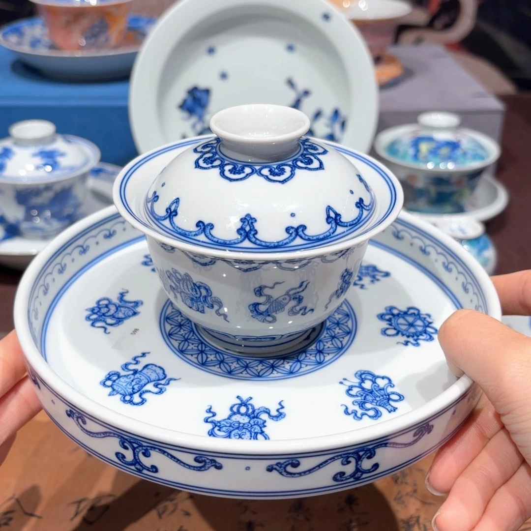 瓷片景德镇纯手工手绘