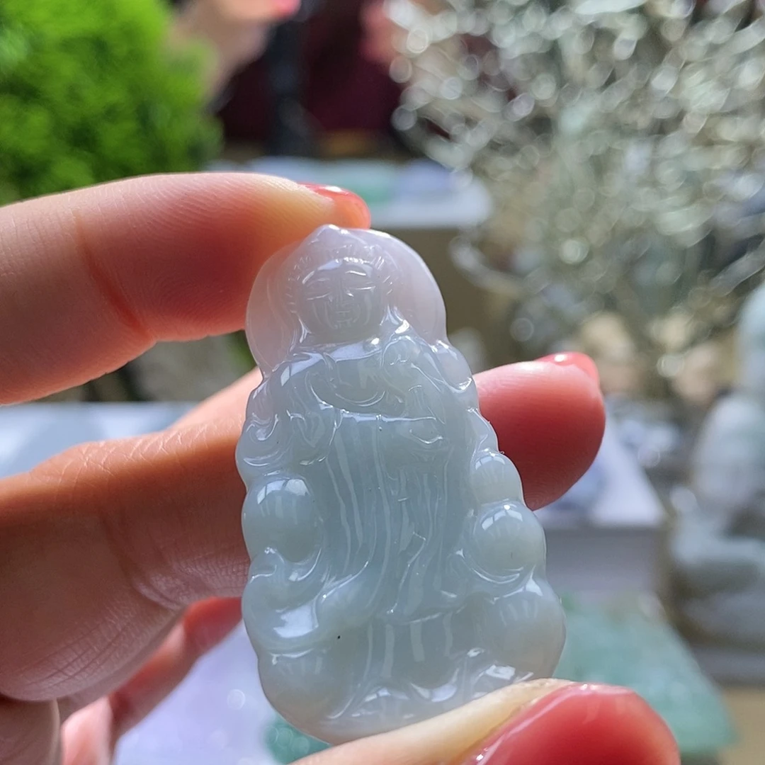 【闪购商品】翡翠颈饰未镶嵌观音