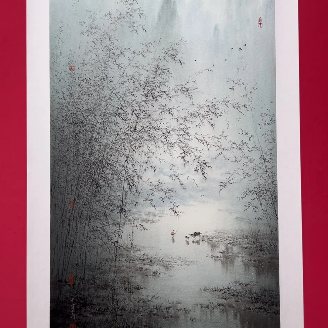 行***疆国画木春8平尺精品