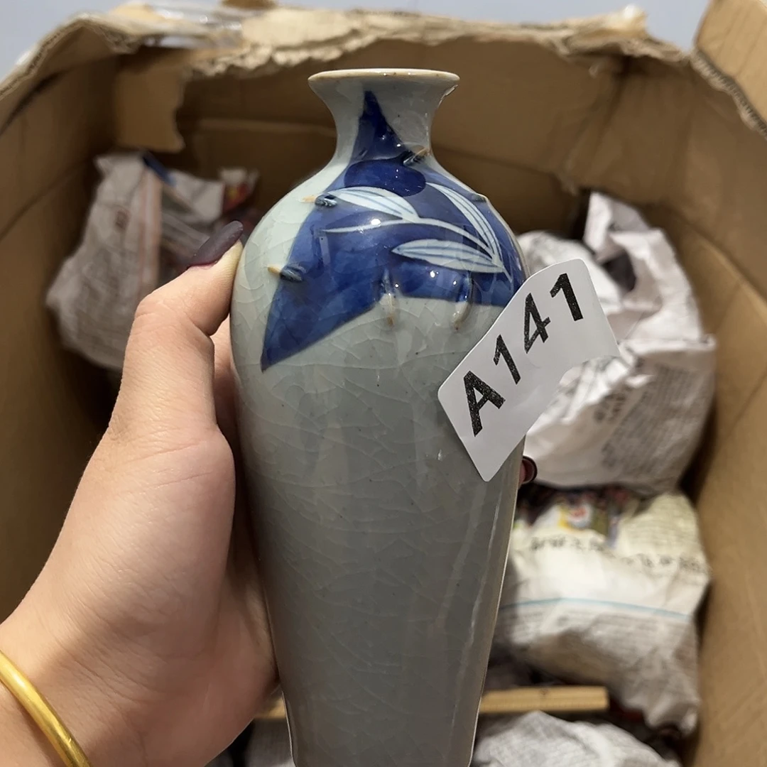 瓷片茶摆件工艺品摆件666