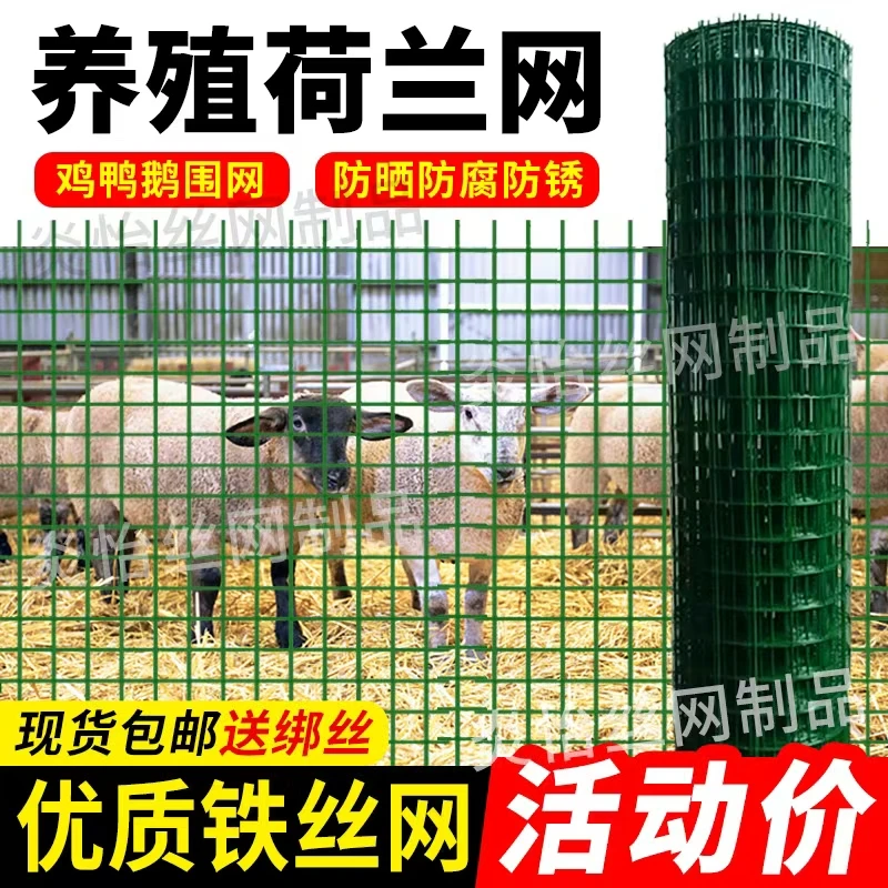 养殖鸡鸭鹅围网  圈山圈地铁丝网