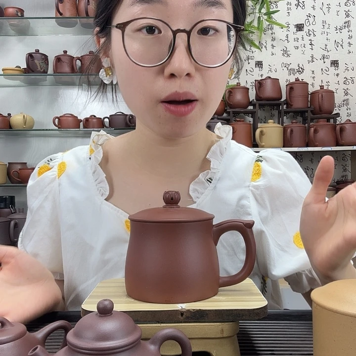 茶杯紫砂原矿底槽清如意办公杯450CC左右没礼盒