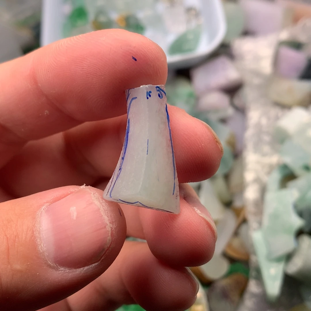 定制翡翠未镶嵌福瓜