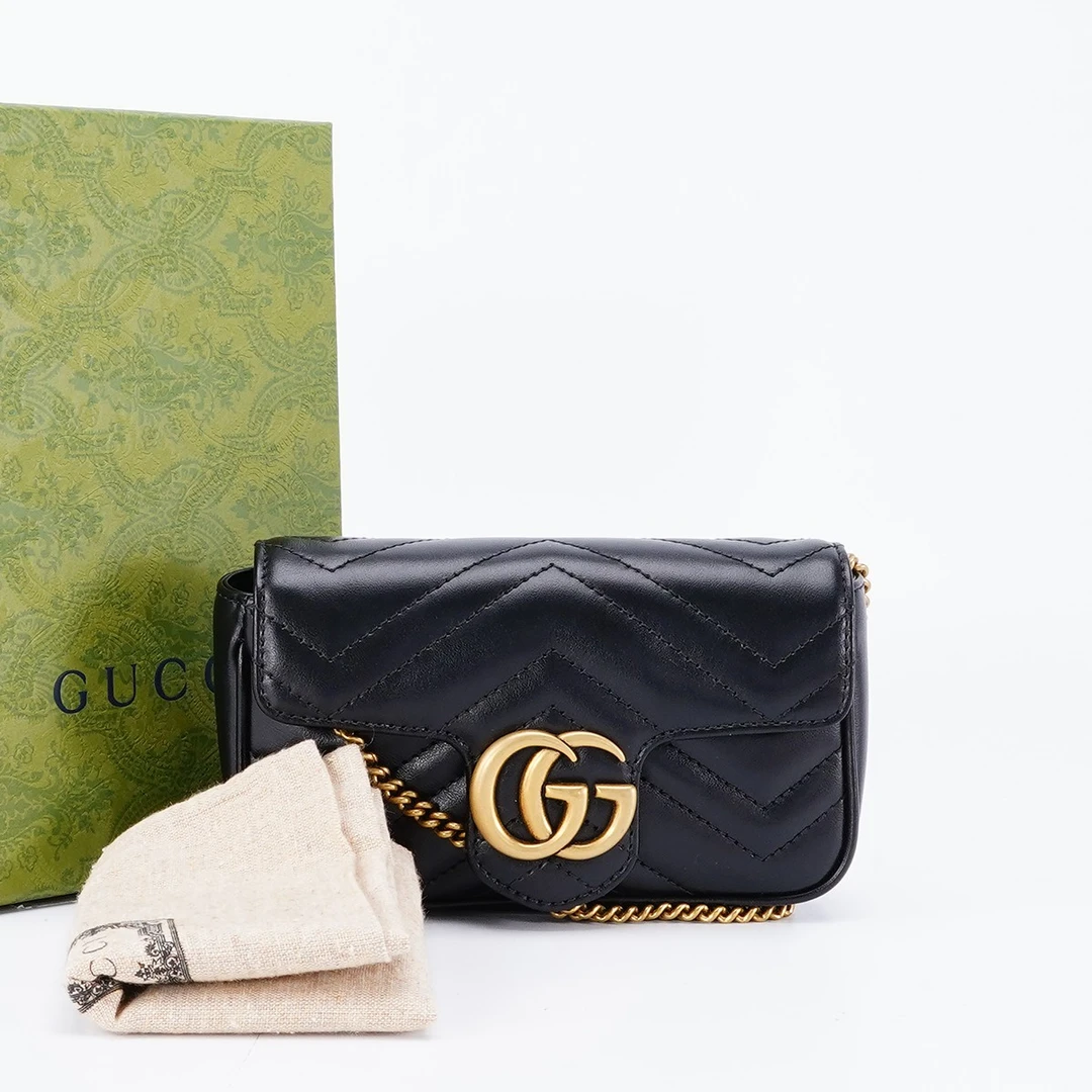 99新 GUCCI/古驰 【总仓一口价】马蒙mini包  /BG22000002/闲置新