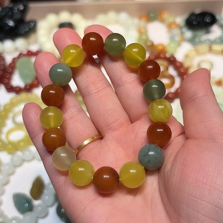 蛇纹石玉未镶嵌手串
