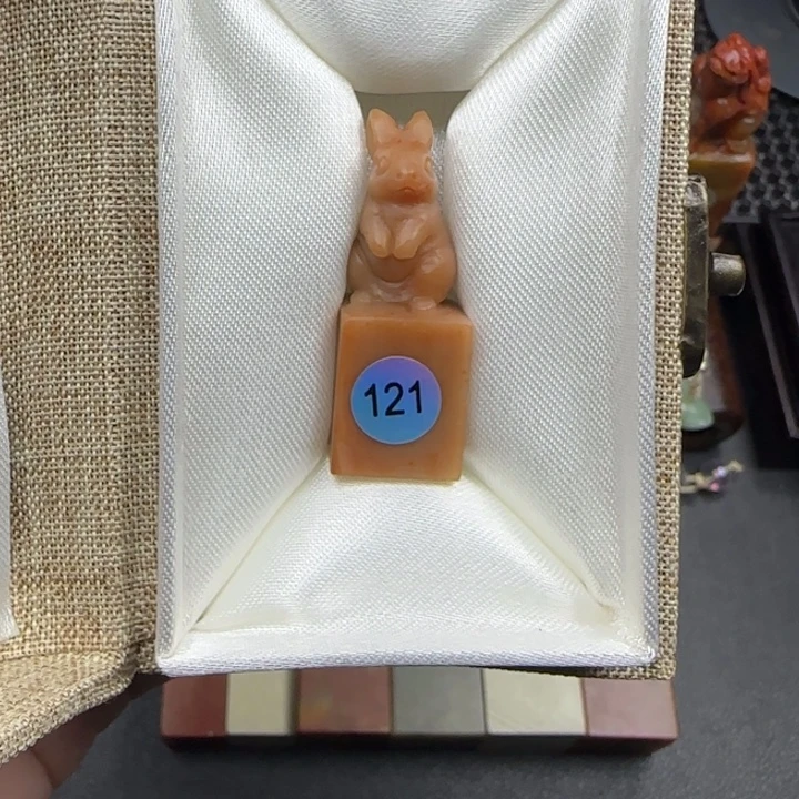 寿山石印石1.5包刻四字内（老挝石）