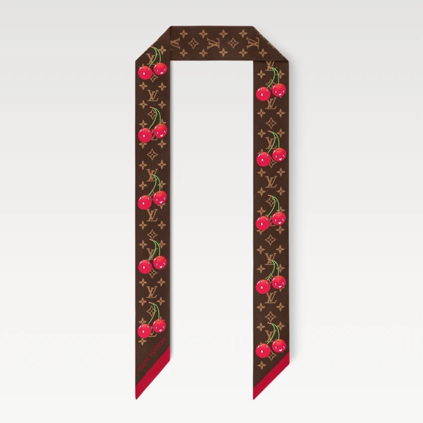 未使用 LouisVuitton/路易威登 【小花念念】束发带 棕色