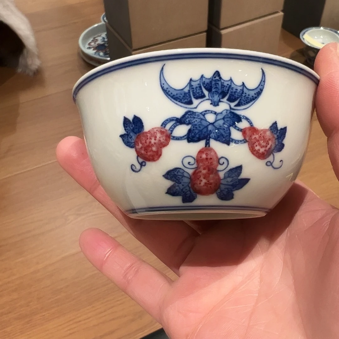 微瑕臻玉古坊原矿釉里红