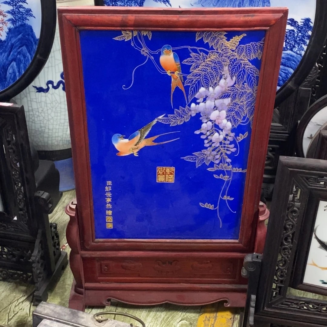瓷53*35 景德镇瓷板画柴窑烧制