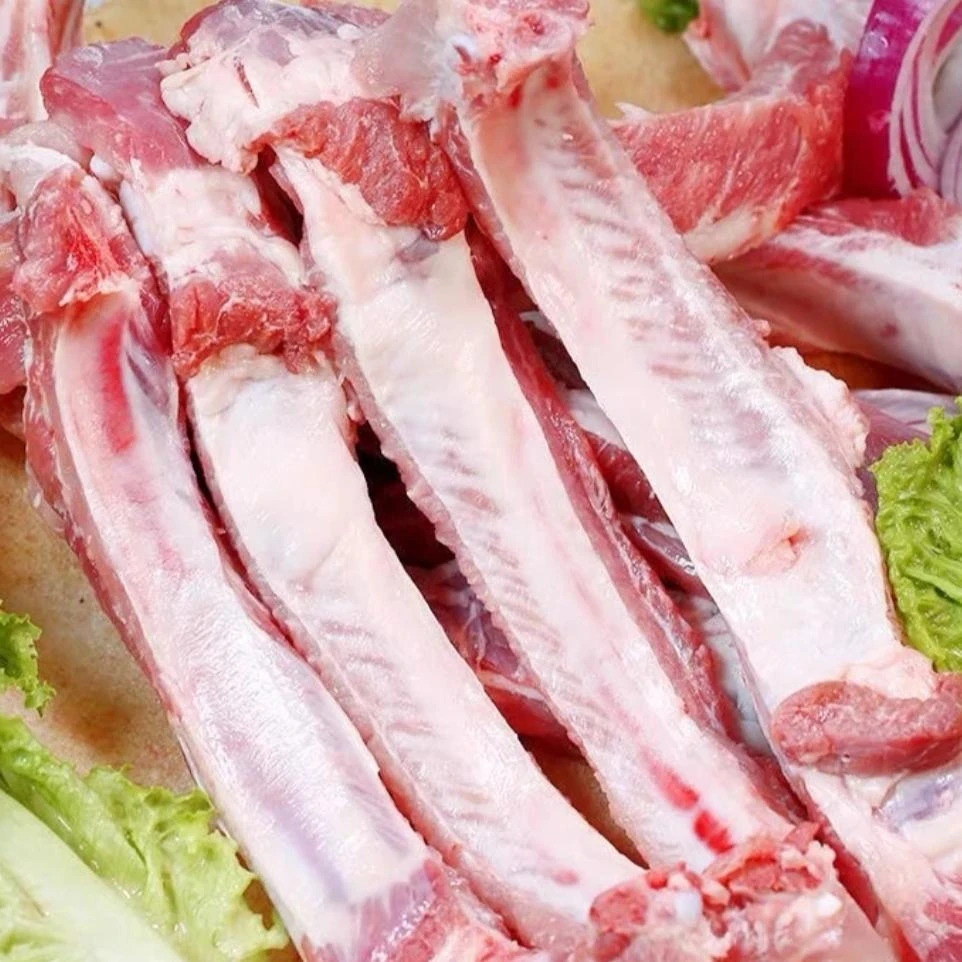 直播 间猪 排骨肋排 黑 猪农村 直发 散养土 猪肉生 冷 链带 脊