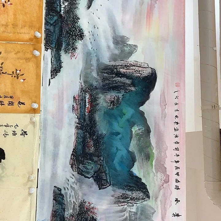 小周画廊的直播间