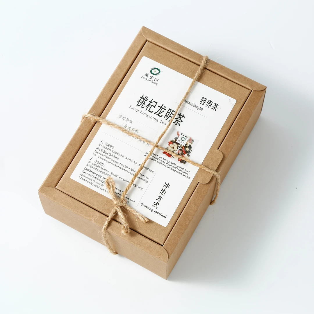 【桃杞龙明茶】乌龙茶决明子枸杞桃子肉冷萃热茶饮7g*10袋装