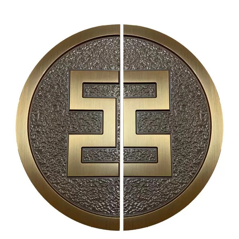 工商银行拉手黄古铜玻璃大门拉手定制实木门酒店双开门推拉门把手
