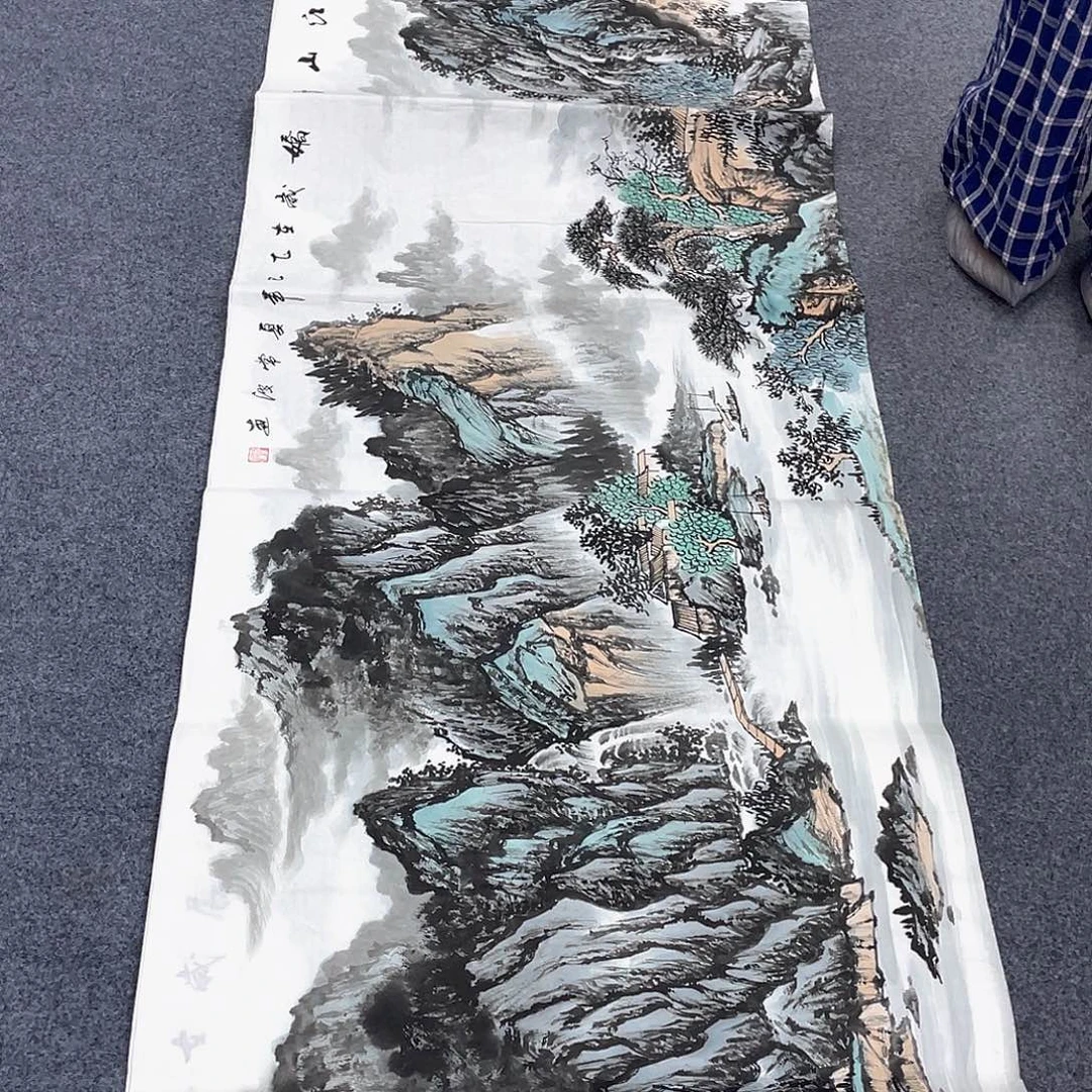 国画作品小姐姐放漏…