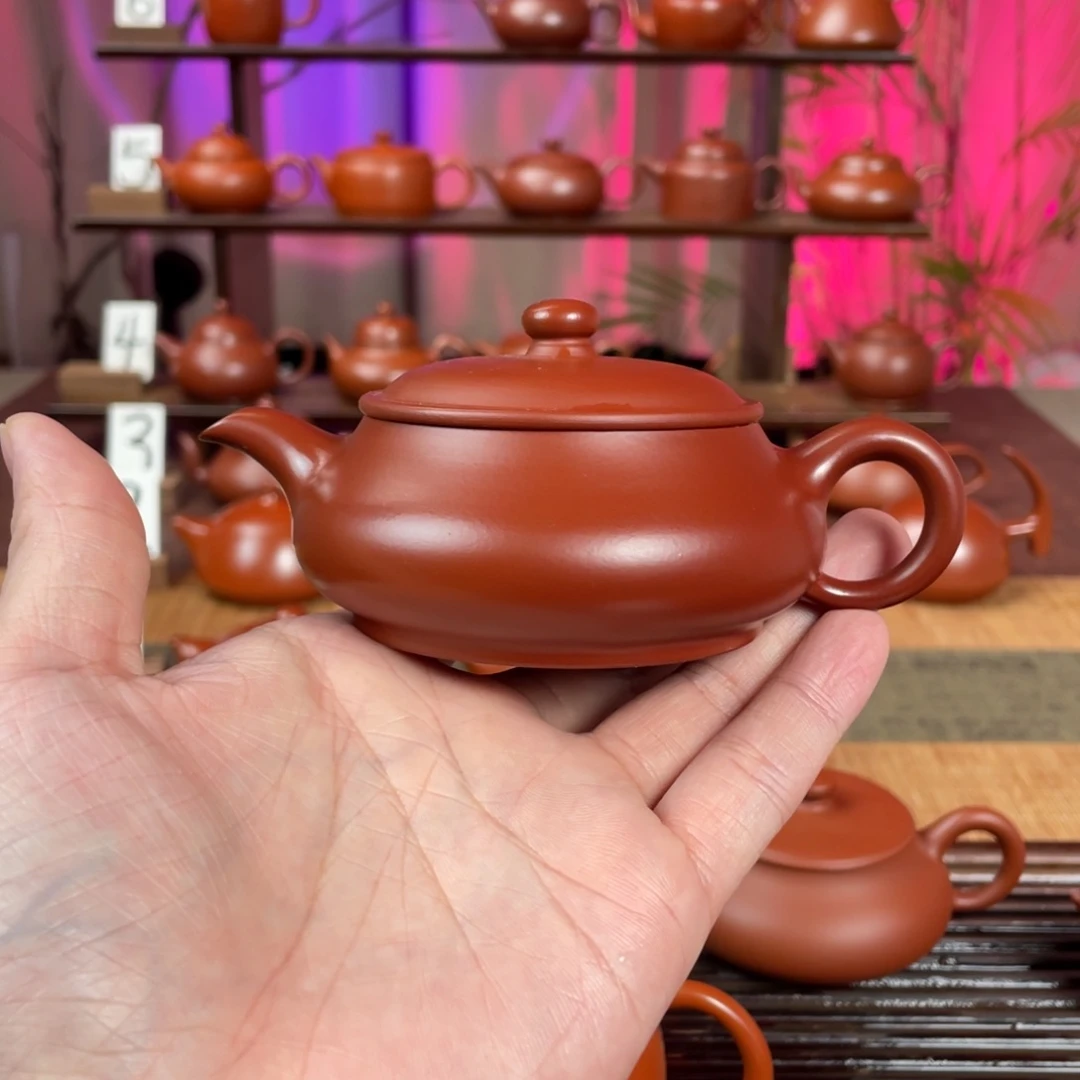 时***切茶壶紫砂精工明炉120cc