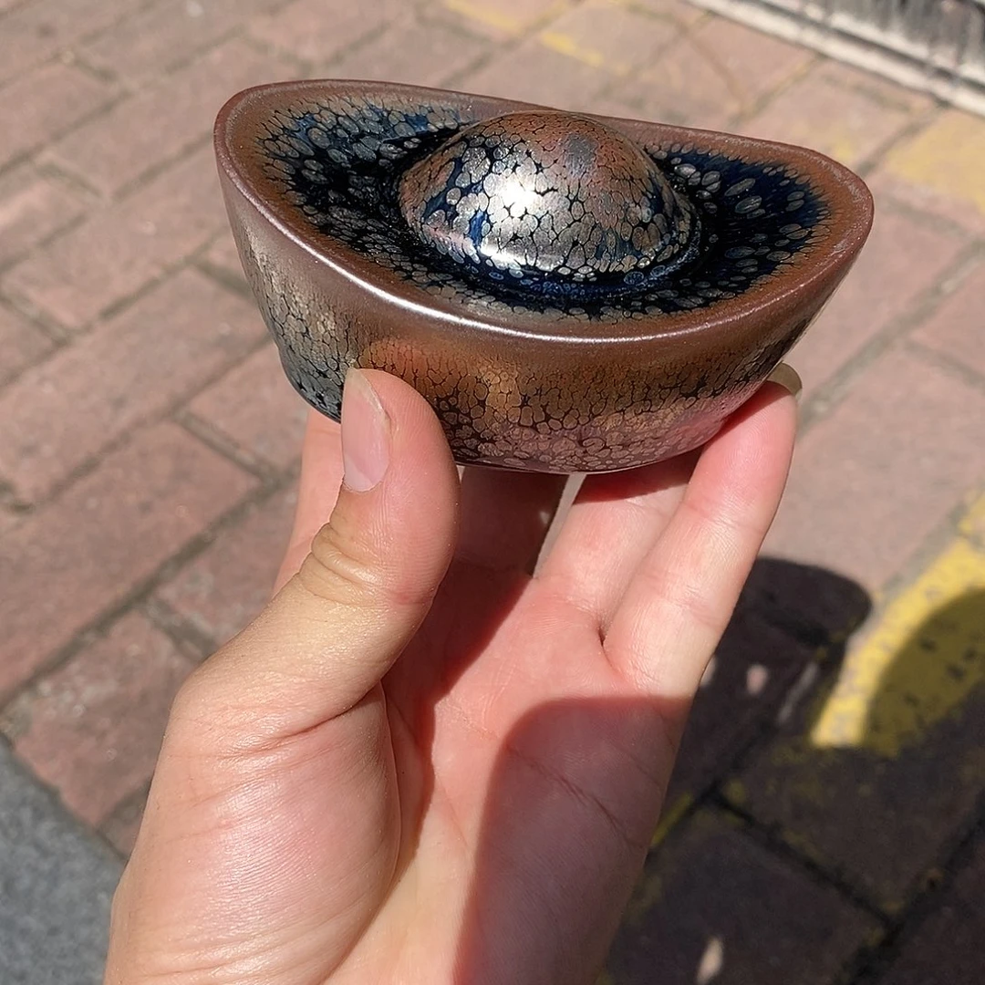 *****茶盏建盏金元宝一个