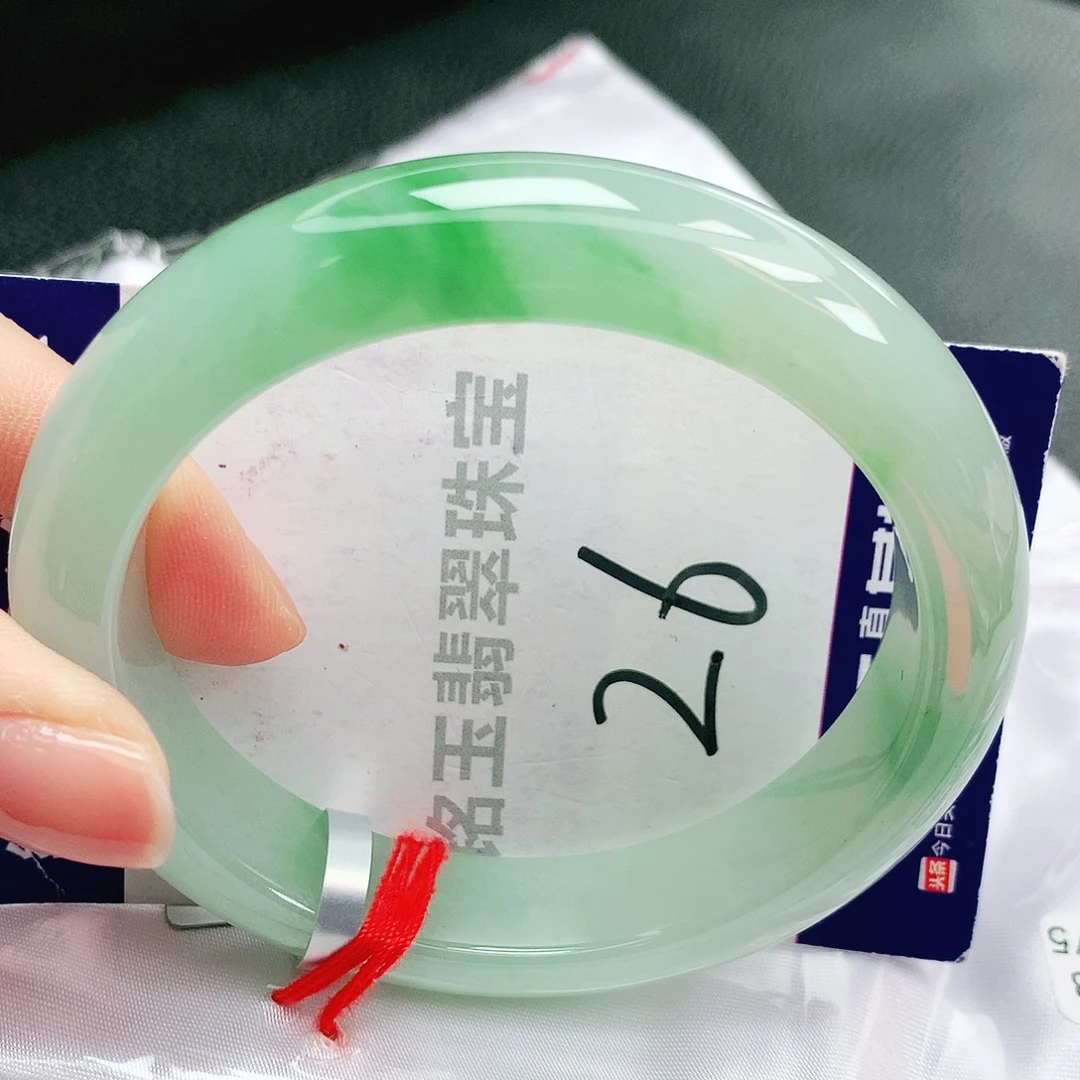 翡翠未镶嵌手镯缅甸天然a货翡翠手镯