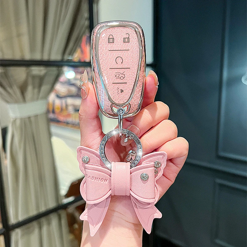 适用雪佛兰迈锐宝XL钥匙套探界者星迈罗创酷沃兰多开拓者车包扣壳