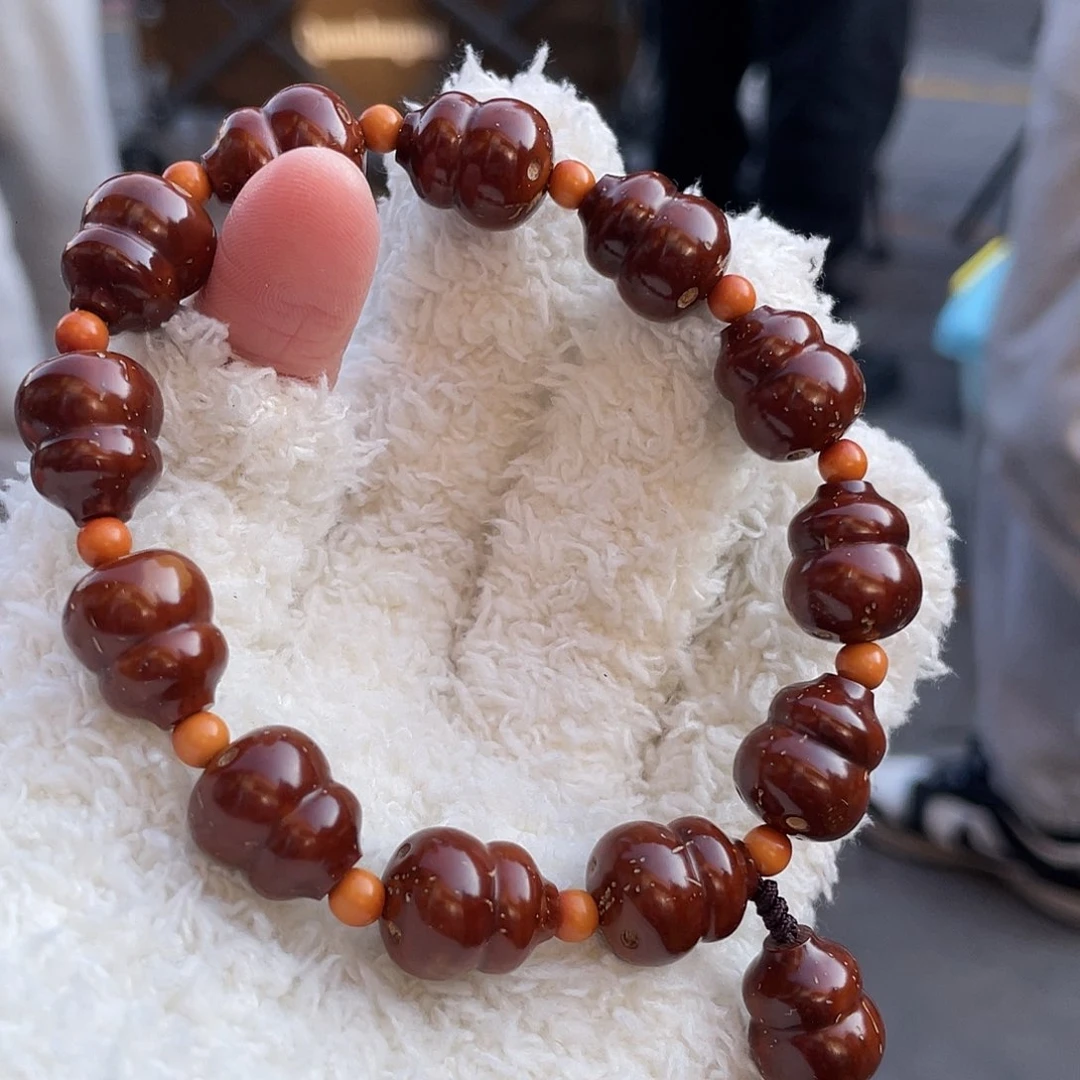 紫金鼠手串葫芦手串