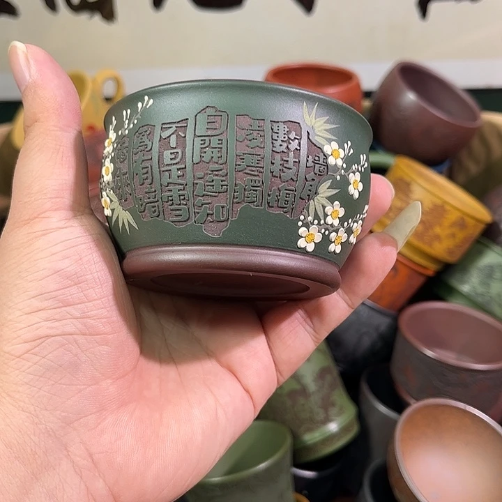 茶杯紫砂全手工紫砂主人杯