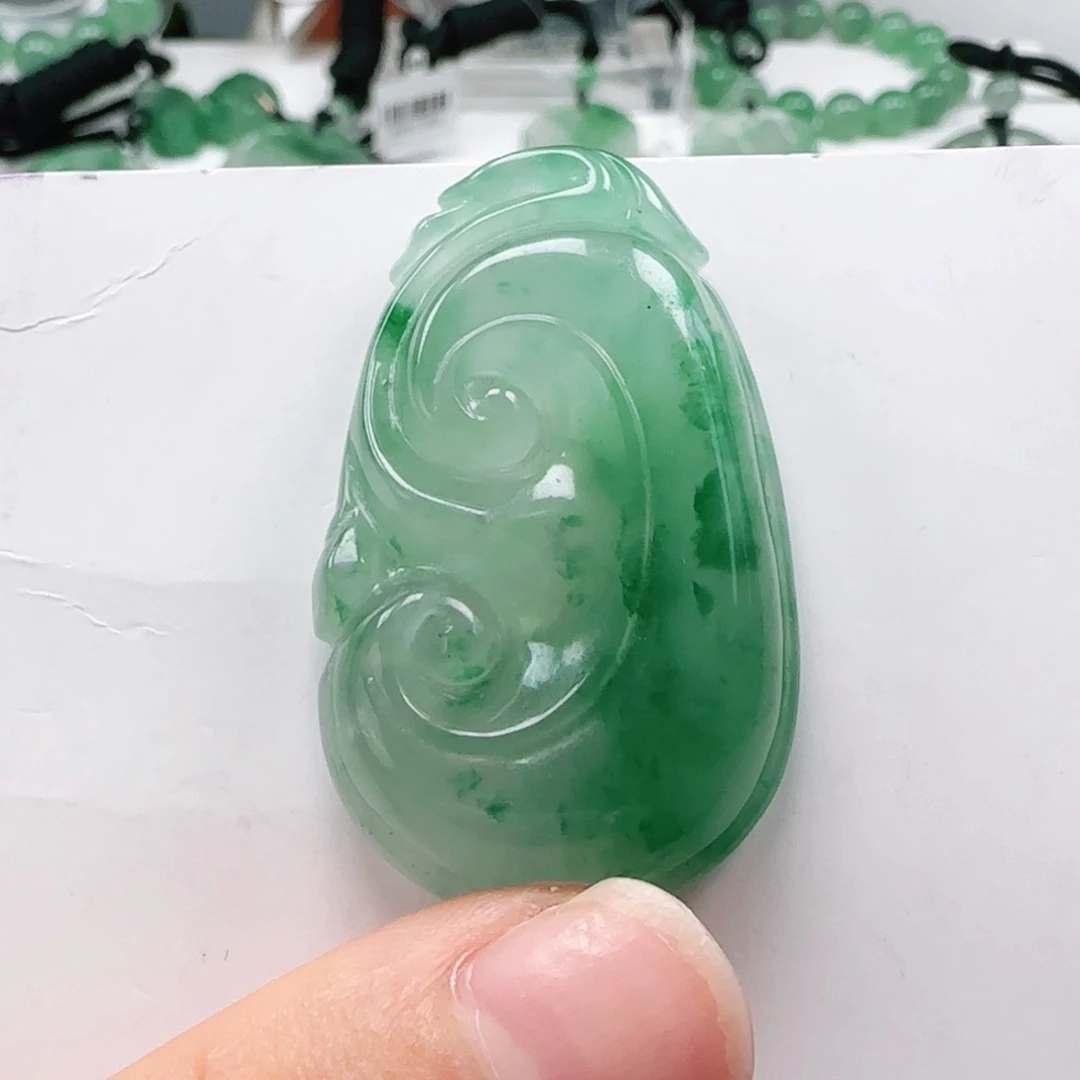 石英质玉未镶嵌吊坠(赠链)