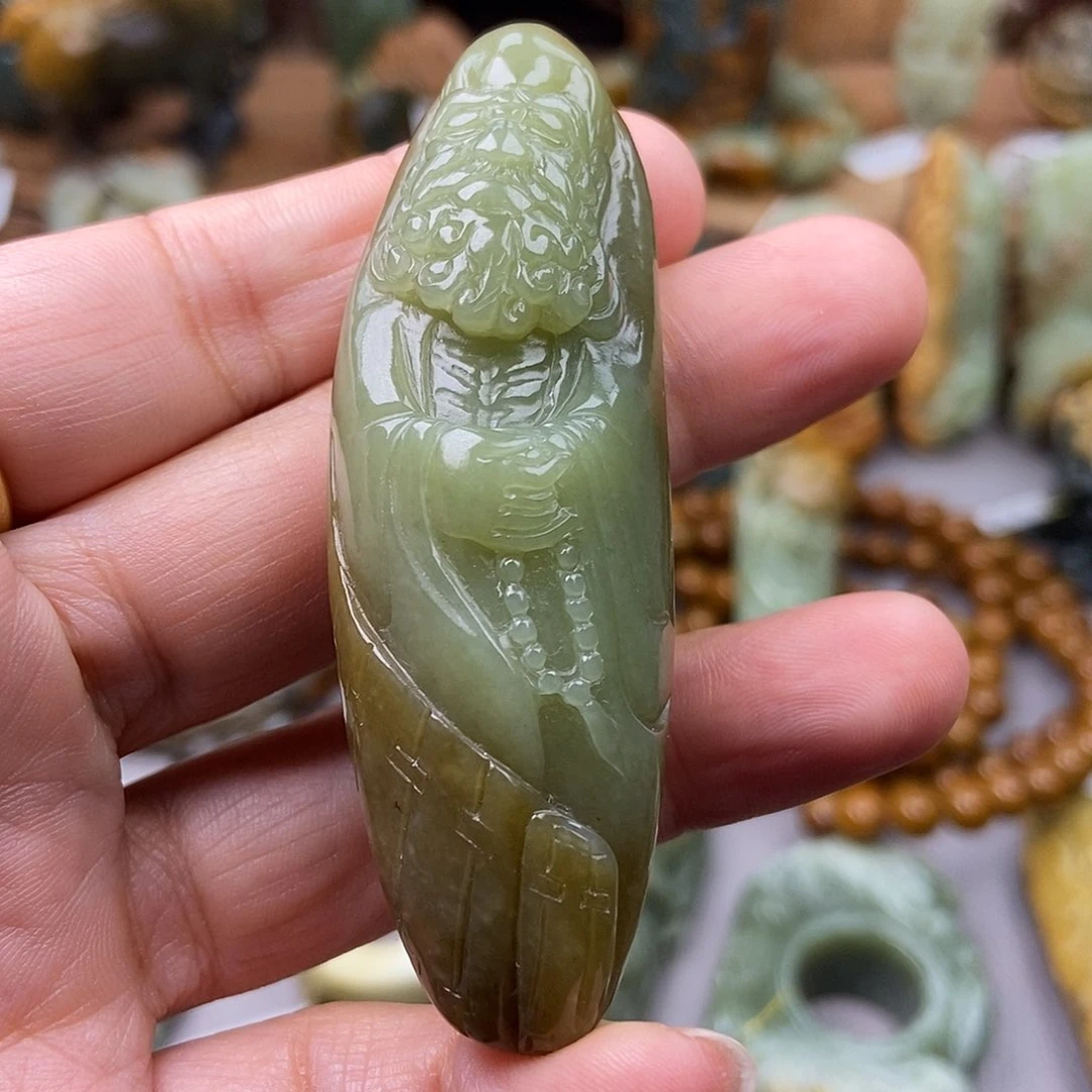 岫岩老玉（透闪石质玉）挂坠未镶嵌?****?