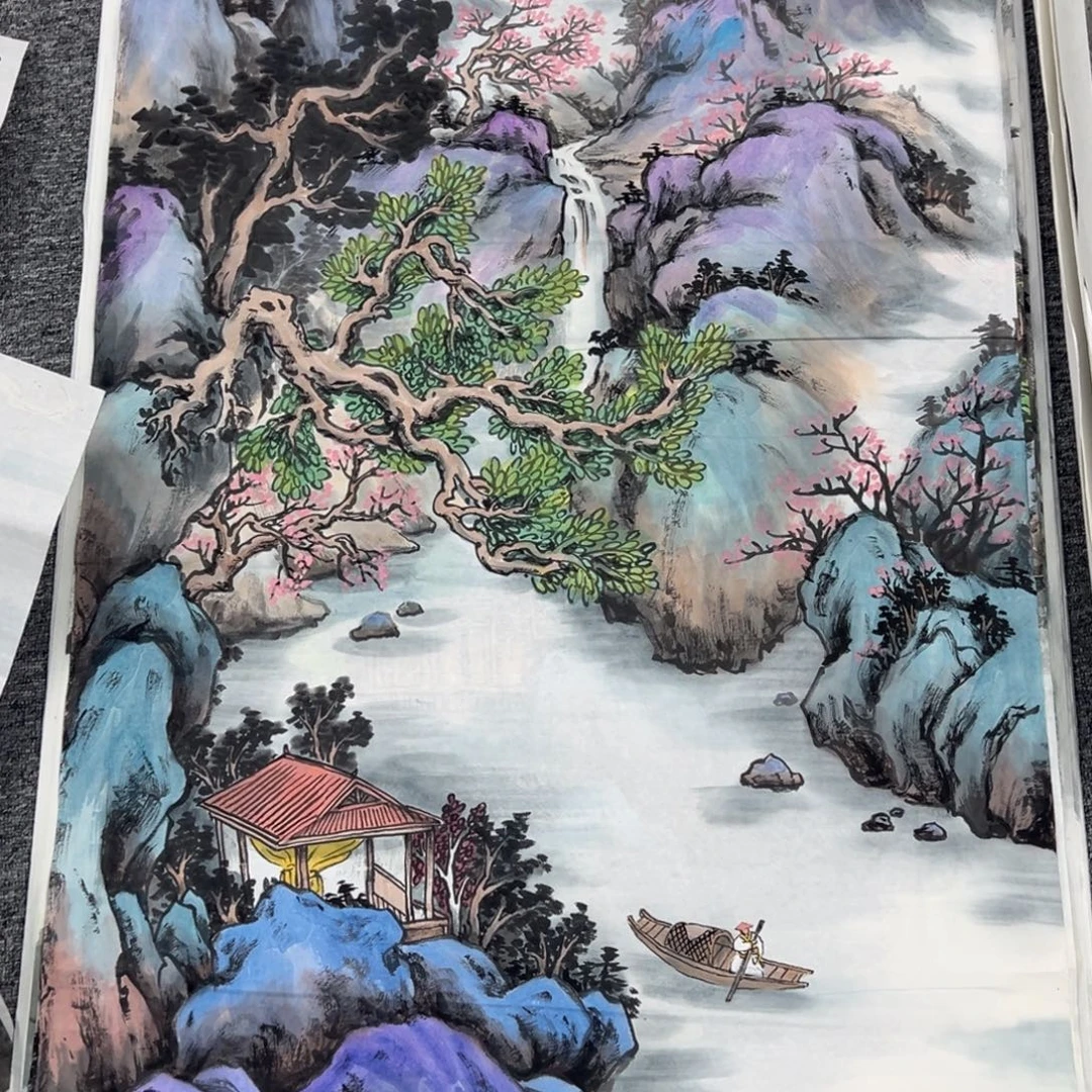 国画绘画作品有长篇