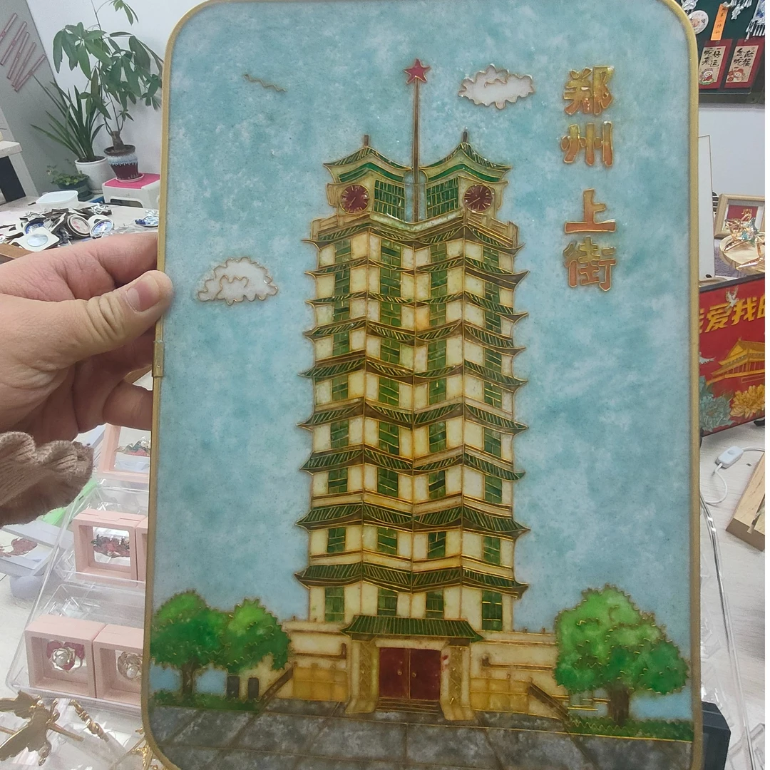 掐丝珐琅装饰画郑州