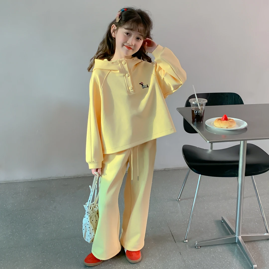 女童春季新款套装2025春季新款休闲风中大童好看百搭款套装Q13146