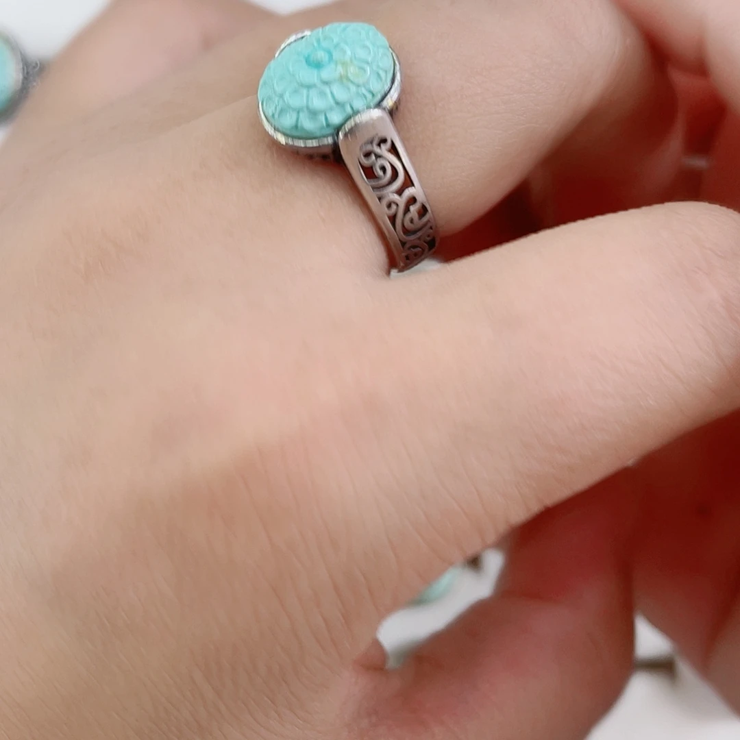 南红玛瑙银S925镶嵌珠宝奇石