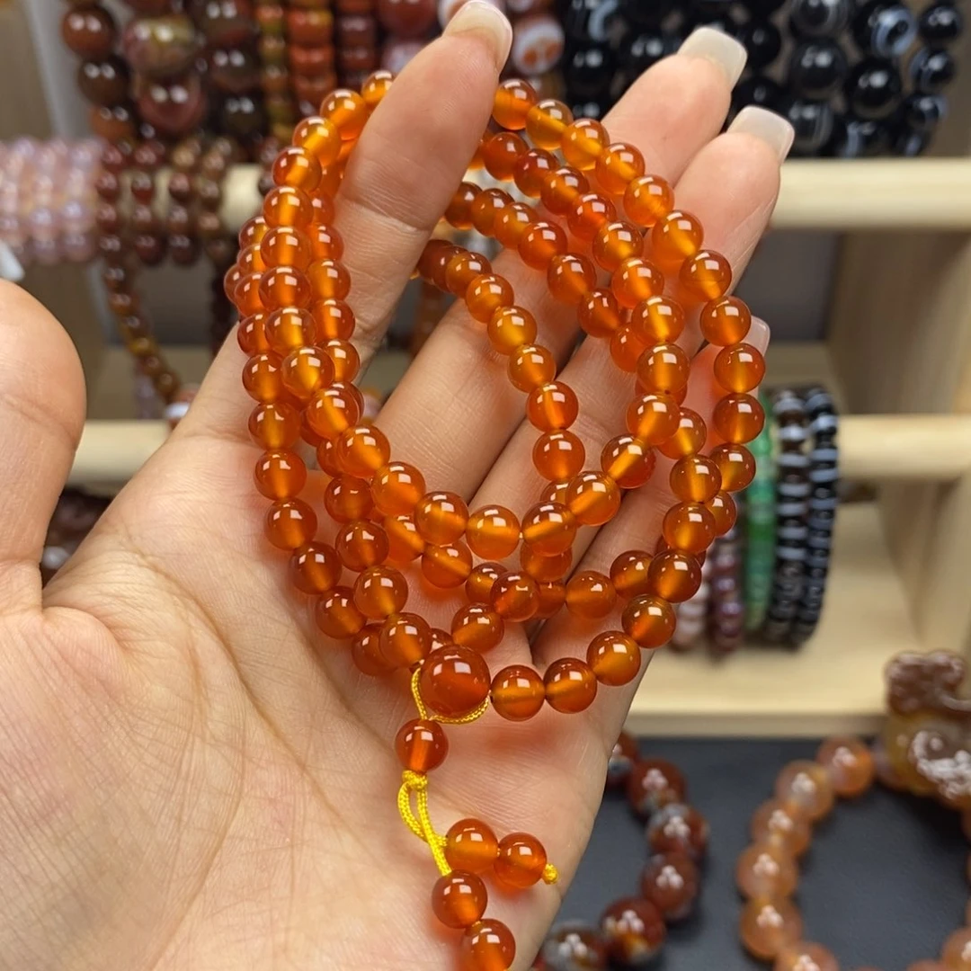 玛瑙/玉髓手串未镶嵌梦*梦