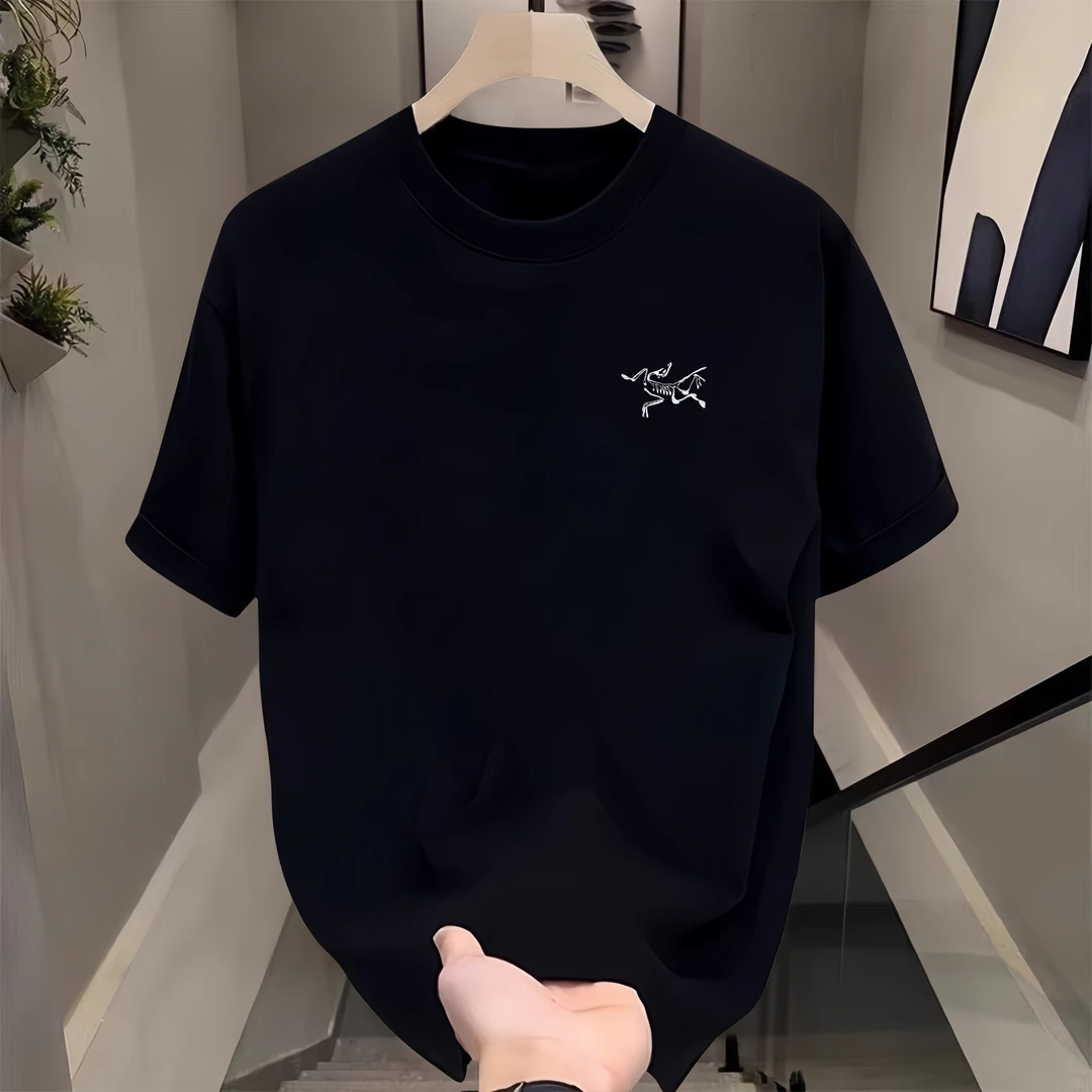 重磅纯棉短袖T恤夏季宽松上衣百搭休闲半袖 B04