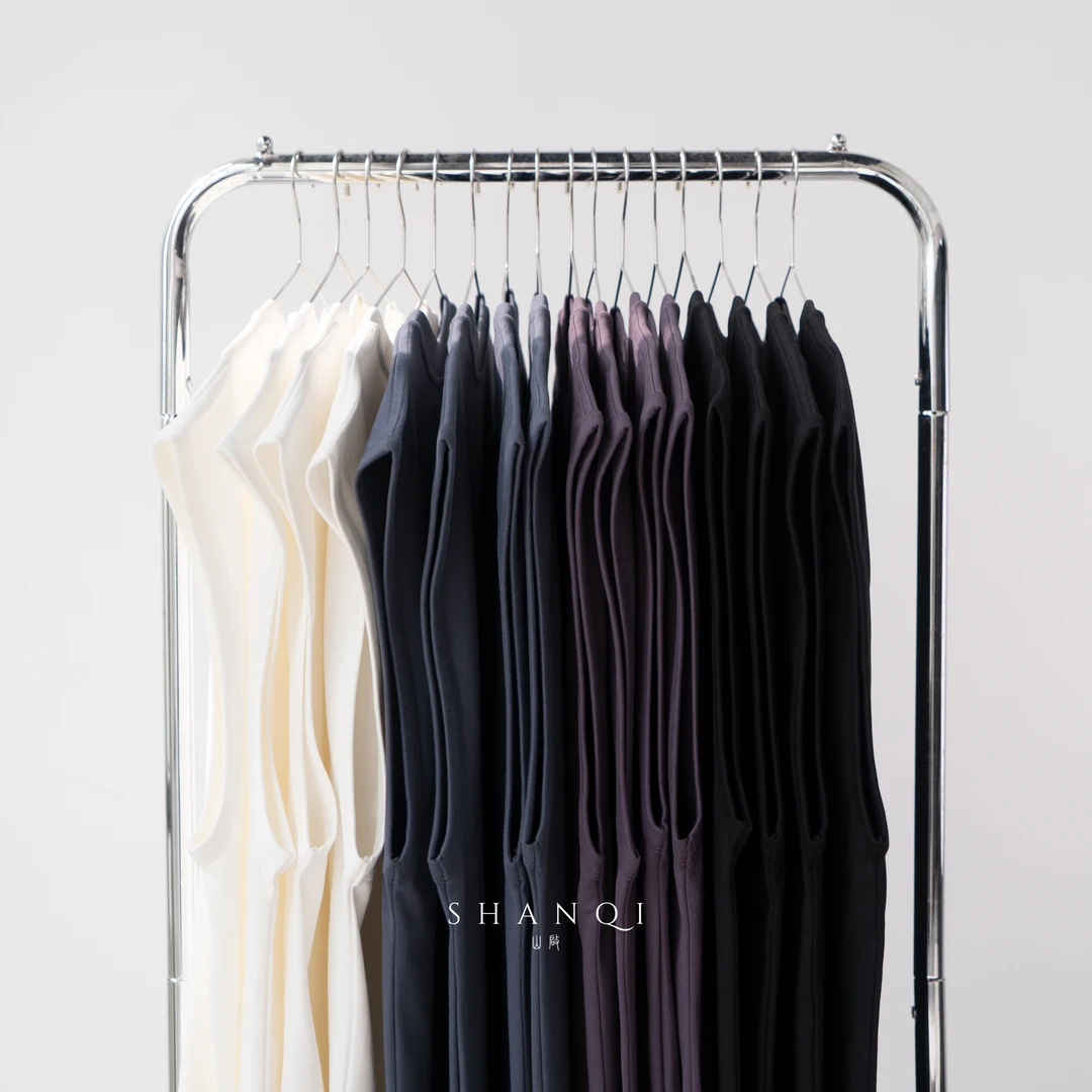 SHANQI山启【旷野系列·夏】极简重磅坎肩背心 100%纯棉420克T恤