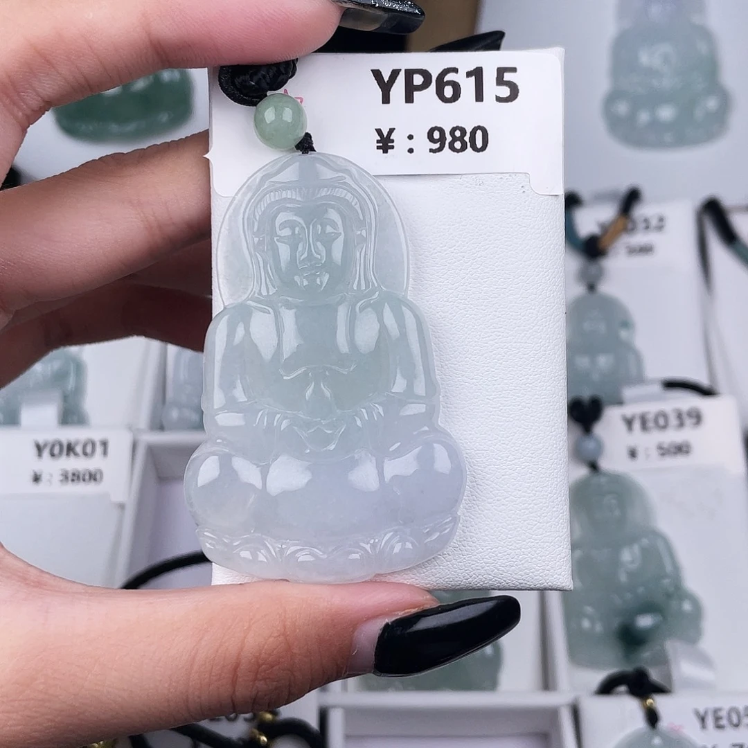 翡翠未镶嵌颈饰YP615