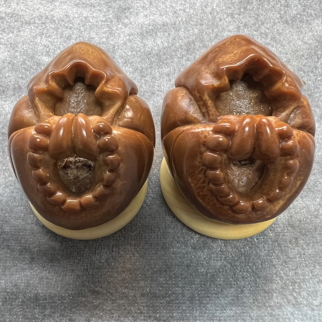 大橄榄核雕刻无相佛单颗手把件默认不打孔不穿配