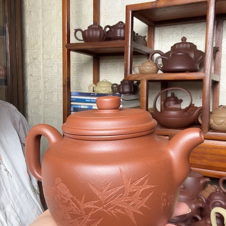 大***沙茶壶紫砂大德钟700cc精工半手工