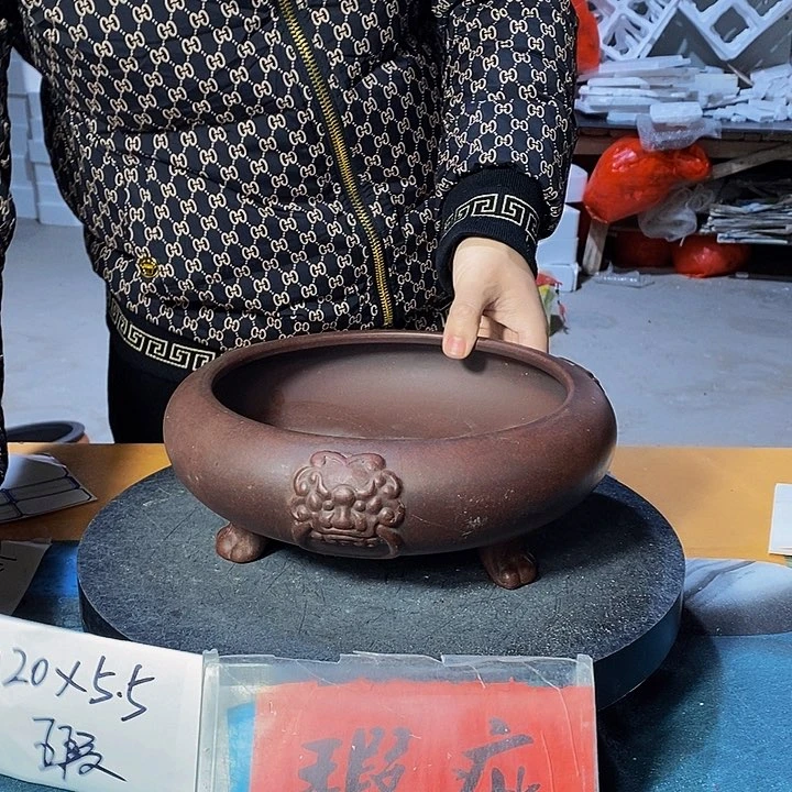 紫砂花盆紫砂花盆