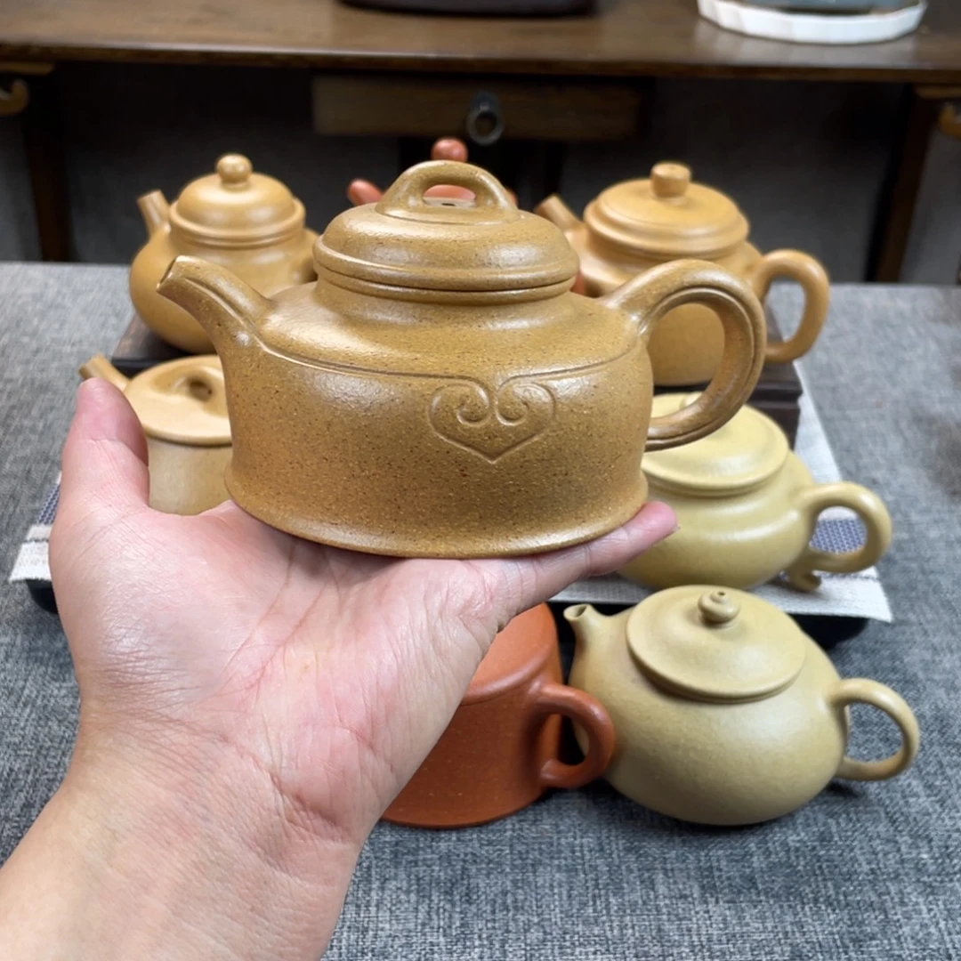 茶壶紫砂黄金段如意德钟全手30目240