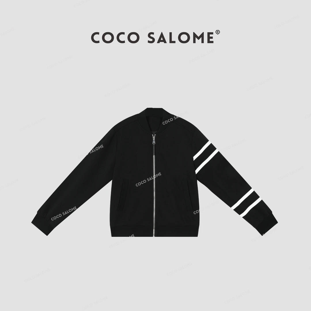COCO SALOME｜韩彬彬"摩洛哥"棒球服夹克百搭富家千金外套0487-15