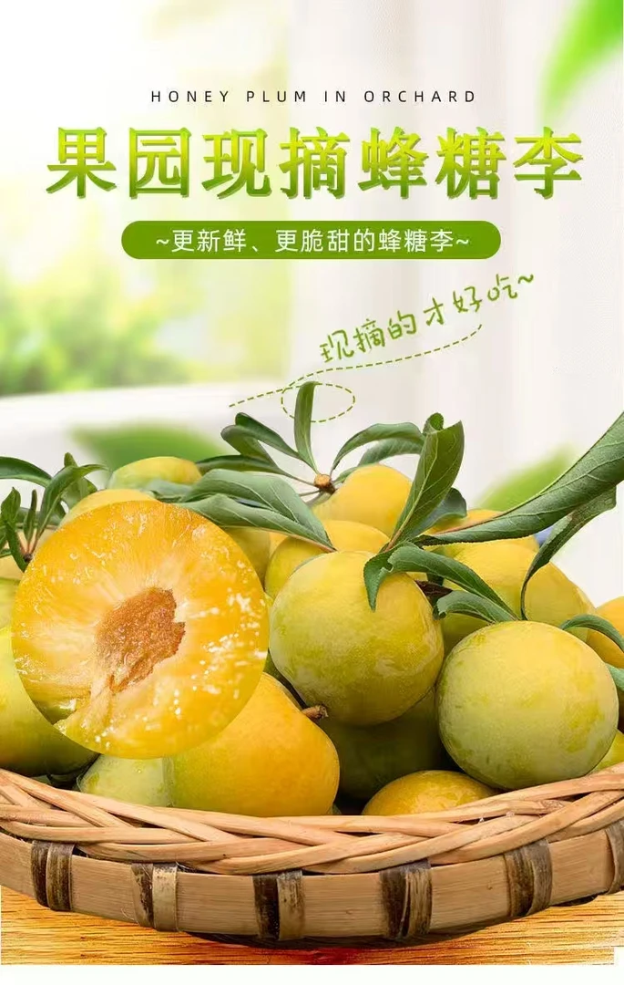 正宗贵州六马蜂糖李新鲜现摘脆甜多汁脱骨应季水果