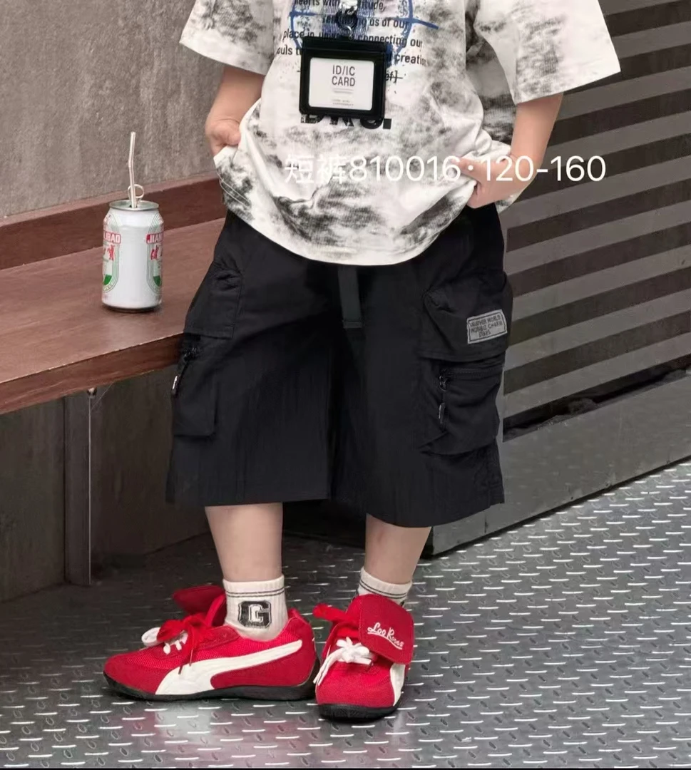 中腰宅萌系夏季休闲中裤五分裤美式薄款泰式短裤810016