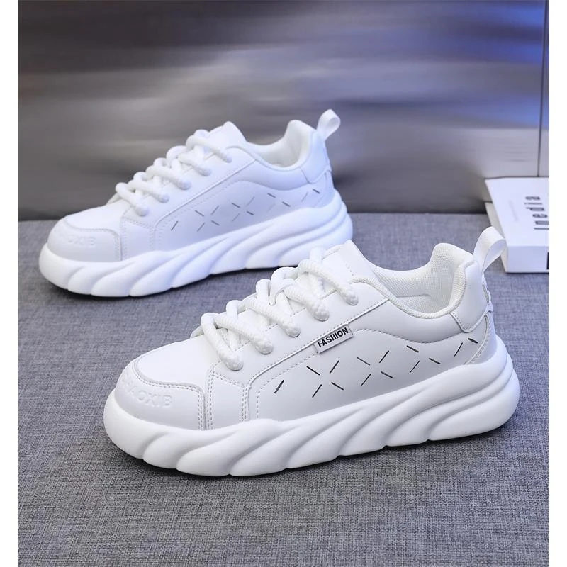 欧美潮牌情侣休闲鞋2025春季新款厚底增高小女夏季厚底增高小白鞋