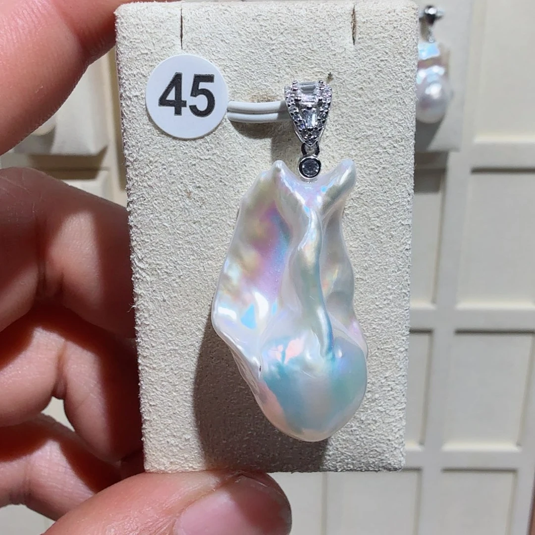 泡***泡淡水珍珠未镶嵌吊坠(不含链)