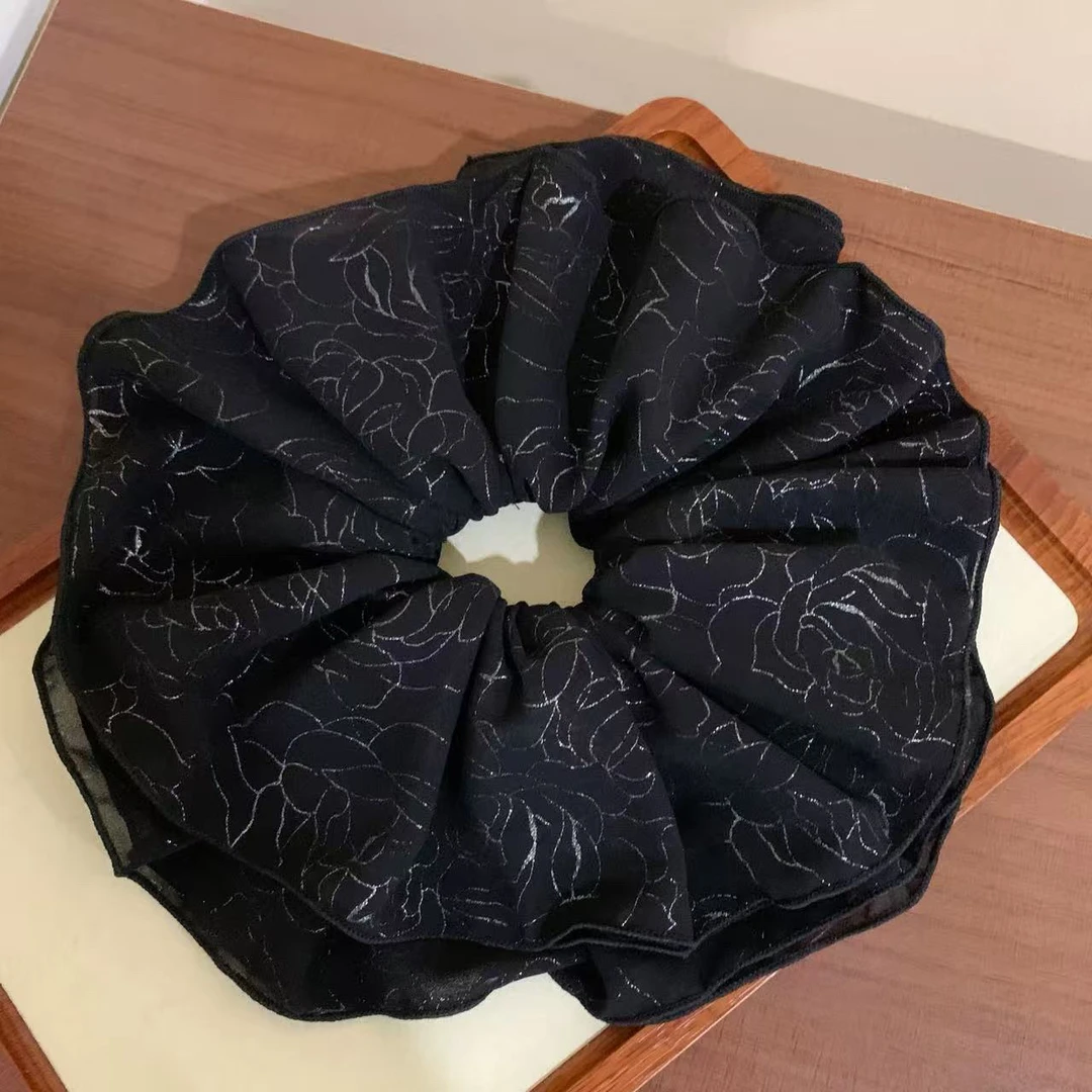日韩轻职风甜美风欧美风发圈发绳皮质头饰皮筋A073