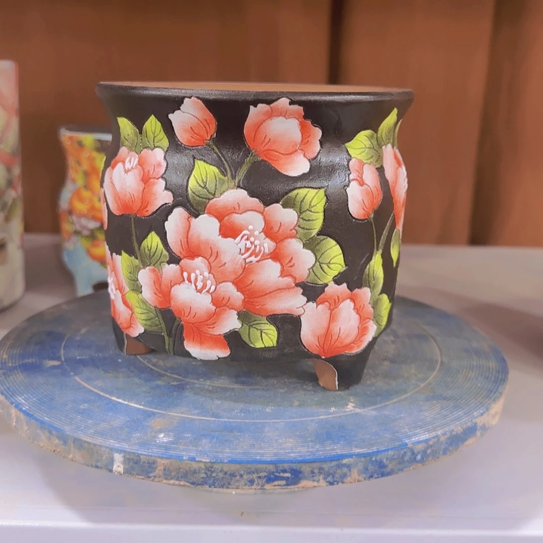 缸陶瓷花盆陶瓷花盆