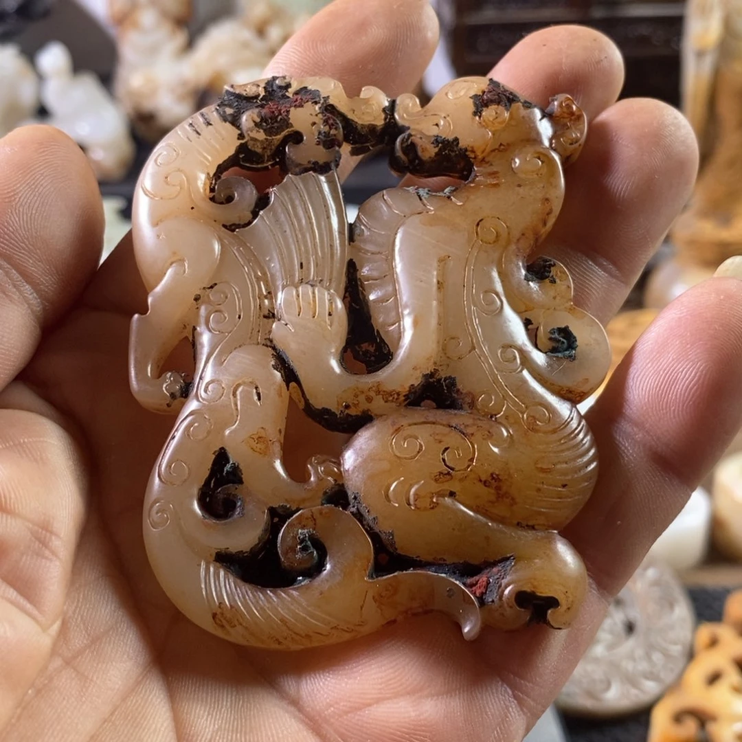 和田玉（糖玉）颈饰未镶嵌