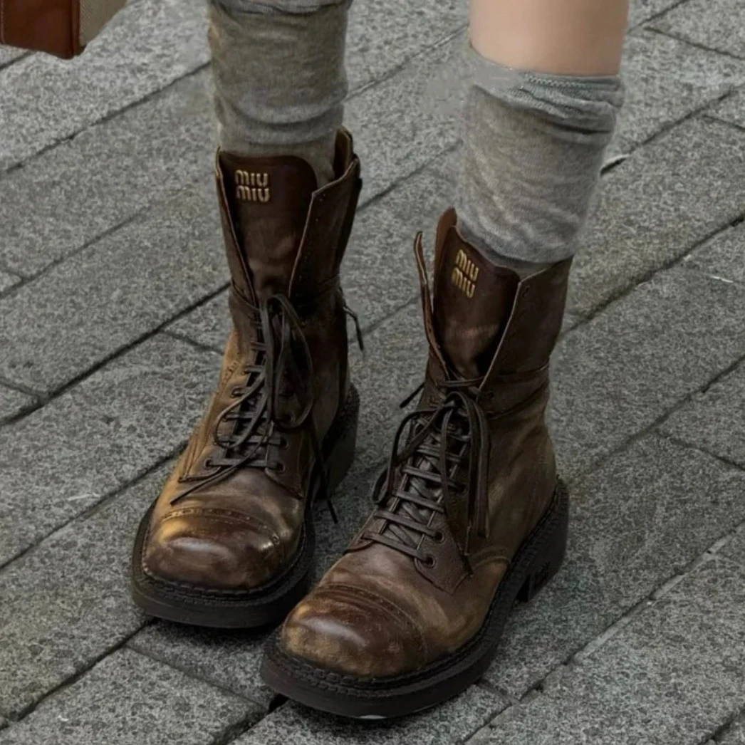 99新 MIU MIU/缪缪 靴子/39码/Xsp34947